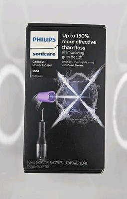Philips Sonicare Power Flosser 3000 Cordless, Black, HX386 Please Read