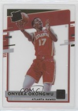 2020-21 Panini Clearly Donruss Rated Rookie Gold Onyeka Okongwu #78 07mp
