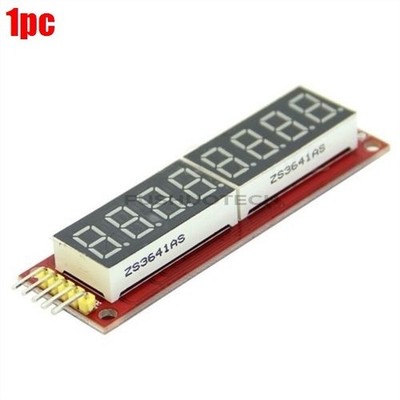 Display Module Spi Control For   Digital Tube Red MAX7219 8-Digit Led I si #jd