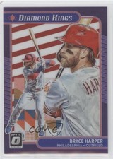 2021 Panini Donruss Optic Diamond Kings Freedom Prizm 4/45 Bryce Harper #18 s1i