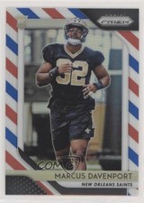 2018 Panini Prizm Rookie Red White & Blue Prizm Marcus Davenport #246 g1z