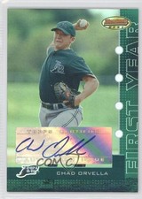 2005 Bowman's Best Green 331/399 Chad Orvella #119 Auto 1d6