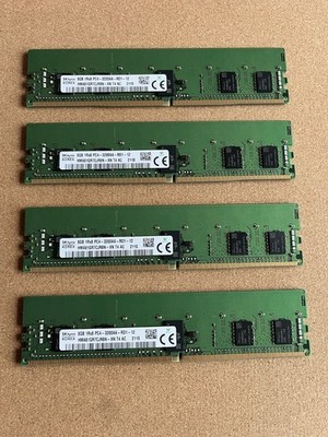 SK hynix 4x8GB 1Rx8 PC4 - 3200AA - RD1 - 12
