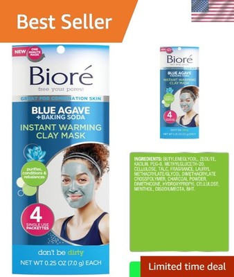Whipped Blue Agave Clay Mask - Oil-Free, Dermatologist Tested for Fresh Skin