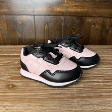 Girls Fila Pink Black Colorblock Sneakers Size 6
