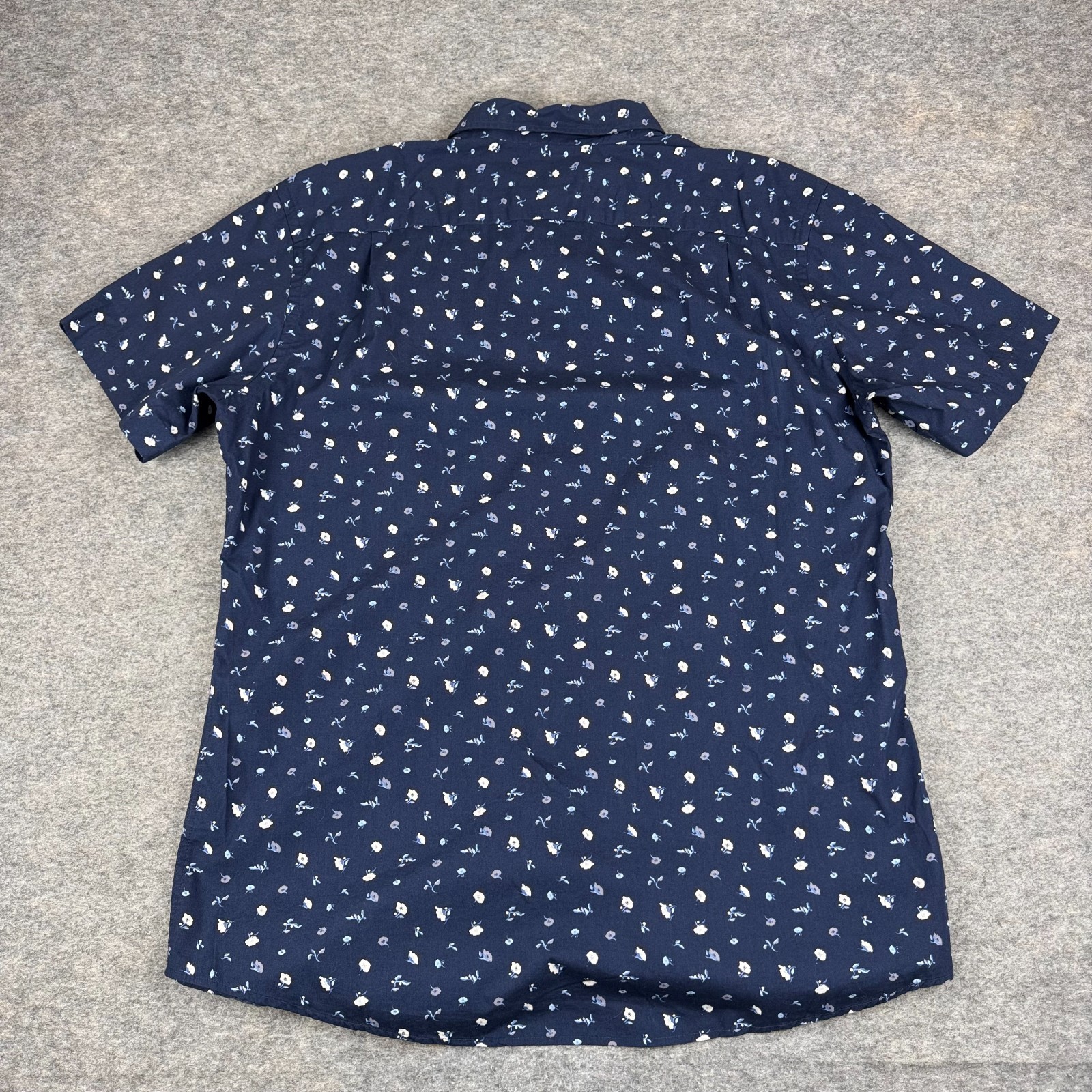 Rodd & Gunn Button Up Shirt Sports Fit Cotton Floral Blue Mens XL