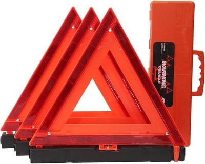 DOT Approved Safety Triangles Reflective for Vehicle Emergency Use 3 Pack