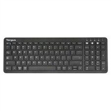 Targus Midsize Multi-Device Bluetooth 5.1 Antimicrobial Keyboard Black