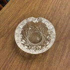 WATERFORD CRYSTAL Ashtray - 3.5" Cut Glass Ireland Vintage Home Decor