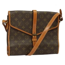 LOUIS VUITTON Monogram Portable Serviette Shoulder Bag No.230 LV Auth yk18649