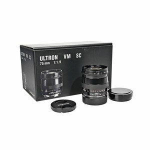 Voigtlander 75mm f1.9 Ultron VM SC Black Lens