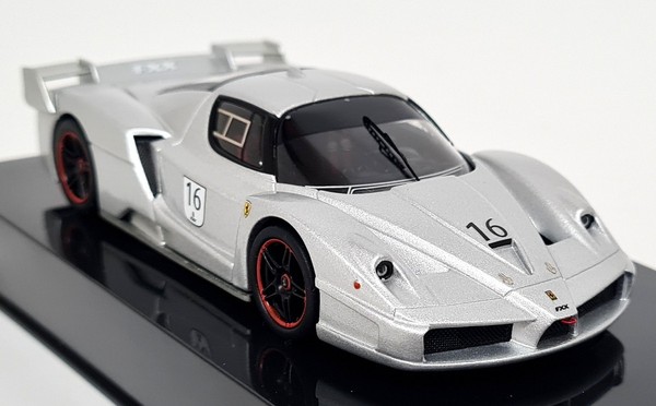Mattel 1/43 Ferrari Fxx Nurburgring Silver Supercar Diecast Scale Model Car-image