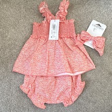 Calamaro 2 piece jam pant set 12-18m includes hair clip 