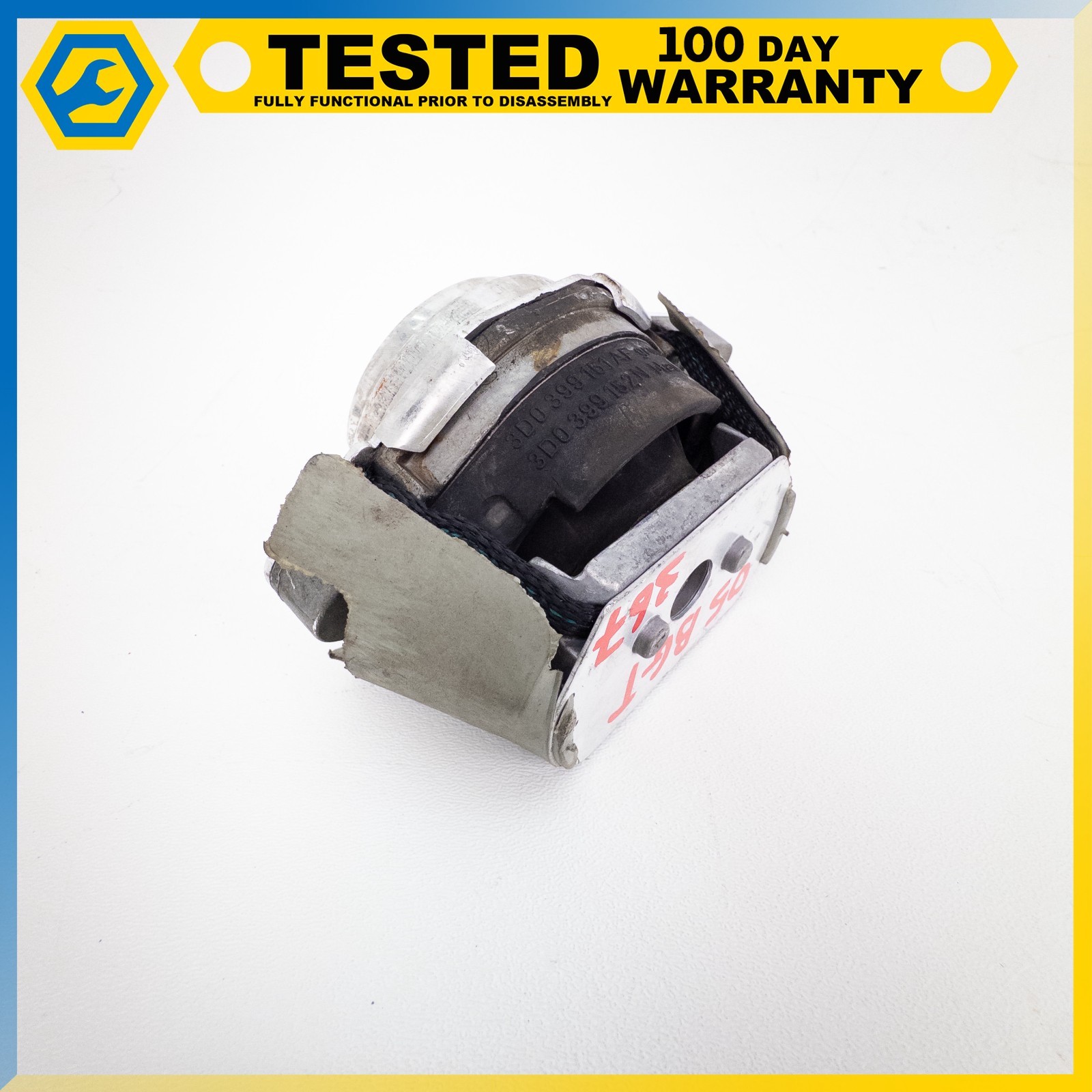 03-13 BENTLEY CONTINENTAL GT FLYING SPUR LEFT OR RIGHT ENGINE MOUNT BONDED OEM