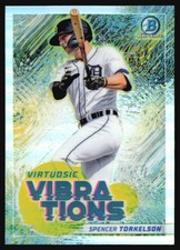 2022 Bowman Spencer Torkelson Virtuosic Vibrations #VV-2 Detroit Tigers
