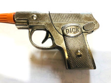 Vintage Hubley Dick Tracy Diecast Toy Roll Cap Gun Pistol