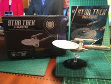 Eaglemoss Star Trek Discovery #12 "USS Enterprise NCC-1701" with Box & Magazine