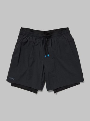 Janji M's 7'' Multi Short 2-in-1 - Herren Trailrunning leichte Kompressionslegwear.