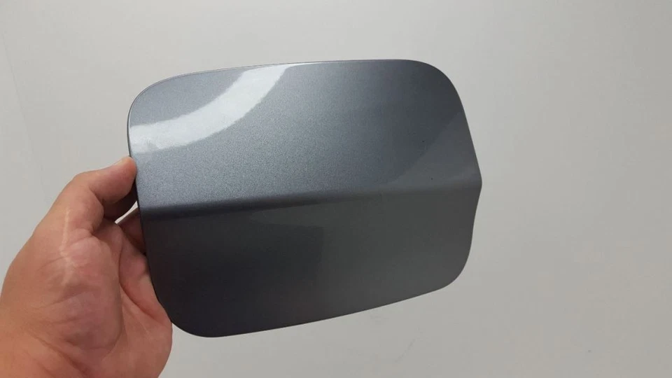 Tapa de tapa de gas para puerta de llenado de combustible para BMW X6 2015 16 17 18 19 gris Foto 2 de 4