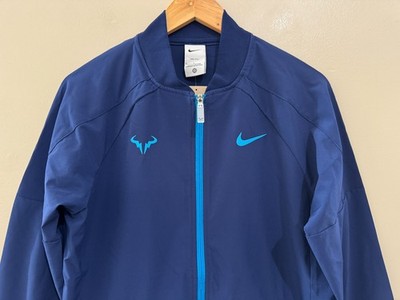 Nike Court Rafa Nadal Full Zip Dri-FIT Tennis Jacket Blue DV2885