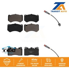 Front Rear Ceramic Brake Pad & Wear Sensor Kit For Mercedes-Benz E63 AMG S CLS63