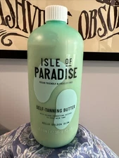 Isle Of Paradise Self Tanning Butter Hello Golden Glow 16.9 Fl Oz New + Pump