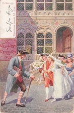 Künstler Ansichtskarte / Postkarte Beveren Waas Ostflandern, Un Mariage, Hochzei