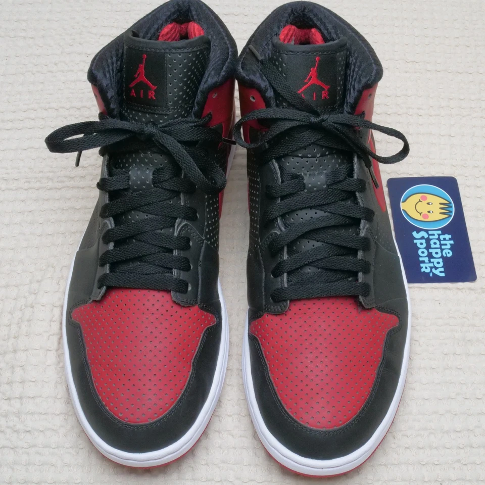 Nike Air Jordan Alpha 1 2009 Retro Bred 392813-001 Talla 12 Foto 4 de 4