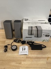 Bose Companion 20 Multimedia Speaker System - Silver for sale