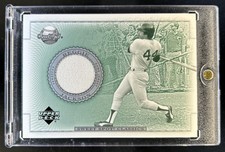 2002 Upper Deck Sweet Spot Classics Reggie Jackson Game Used Jersey #RJ Yankees