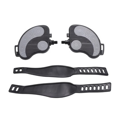 Indoor Exercise Bike Pedals with Strap Spin Cycling Bike Pedals Enduring