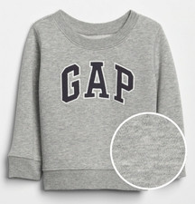 Gap Logo Fleece Sweatshirt Baby Kids - 3 Years Gray