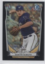 2014 Bowman Draft Chrome Black Wave Refractor Dustin DeMuth #CDP125 0c6