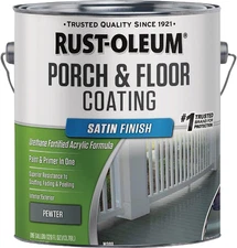 320418 Porch &, Floor Coating, Satin, Pewter, 1-Gallon