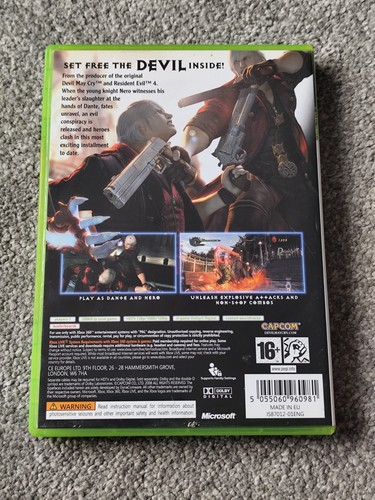 Devil May Cry 4 - Xbox 360 - PAL - Manual Included - Picture 2 of 4