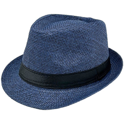Klassischer Strohhut mit breiter Krempe für Herren Panama-Stil Papyrus Strand O