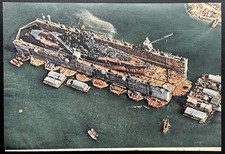 “Seagoing Navy Yard Follows the Ships” 1945 article Auxiliary Floating Drydock