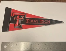 NCAA Texas Tech Red Raiders Mini Pennant 4”x9" Wall Decor Flag College Lot#55
