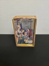 Vintage 1975 Fortune Telling Scrolls In Wooden Box  Korean J.S. , N.Y