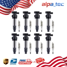 8x Ignition Coil & 8x Iridium Spark Plug for Cadillac DTS SRX STS XLR 4.6L UF564