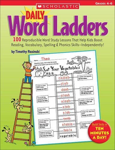 Timothy Rasinski Timothy V Rasinski Daily Word Ladders: Grades 4-6 (Tascabile)
