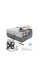 GeeekPi NES CASE for Raspberry Pi 4,Nes4pi ABS Case with Cooling Fan  Heatsinks