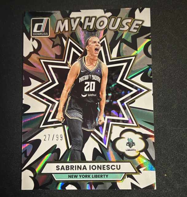 Panini 2025 Donruss WNBA Sabrina Ionescu #1 NY Liberty Holo Laser #/99
