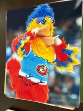 Ted Giannoulas San Diego Chicken mascot signed 8x10 photo