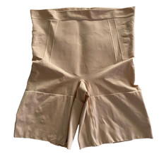 Spanx OnCore High Waisted Mid Thigh Short Shapewear in Nude Tan Size L