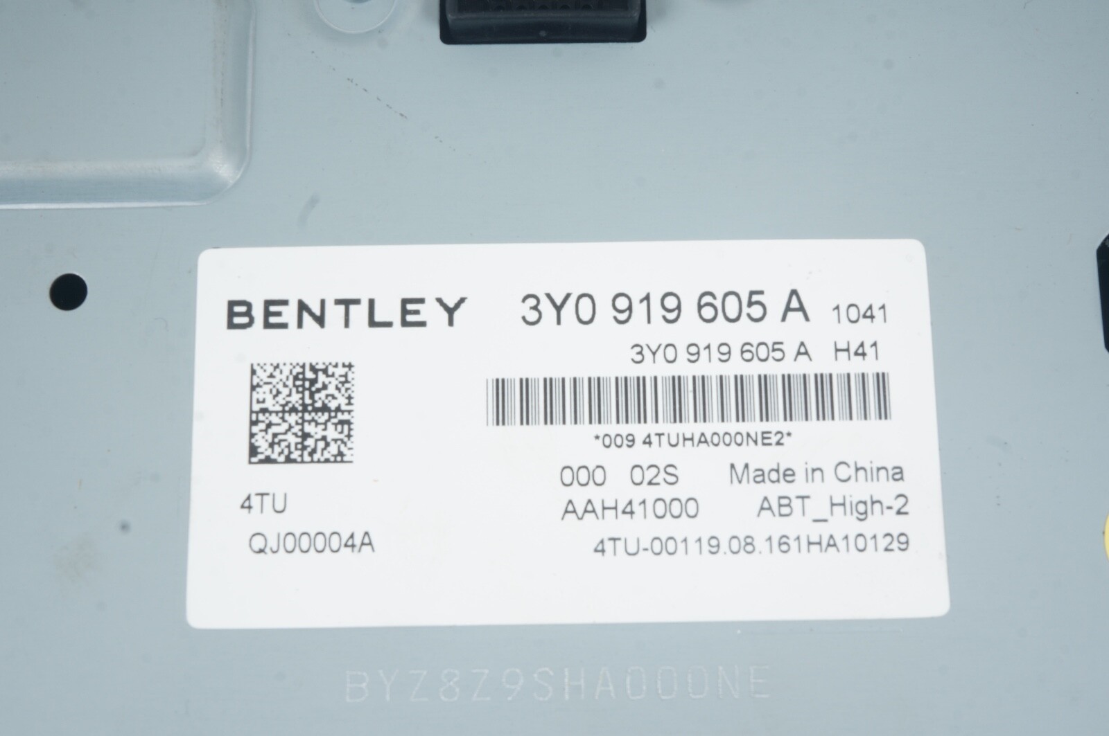 2018 - 2020 Bentley Mulsanne Front Dash Dashboard Display Media Screen LCD