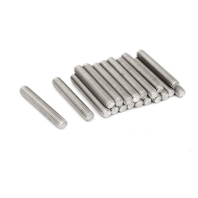 20pack M8 x 50mm 1.25mm Pitch 304 Stainless Steel Fully Threaded Rods Fasteners