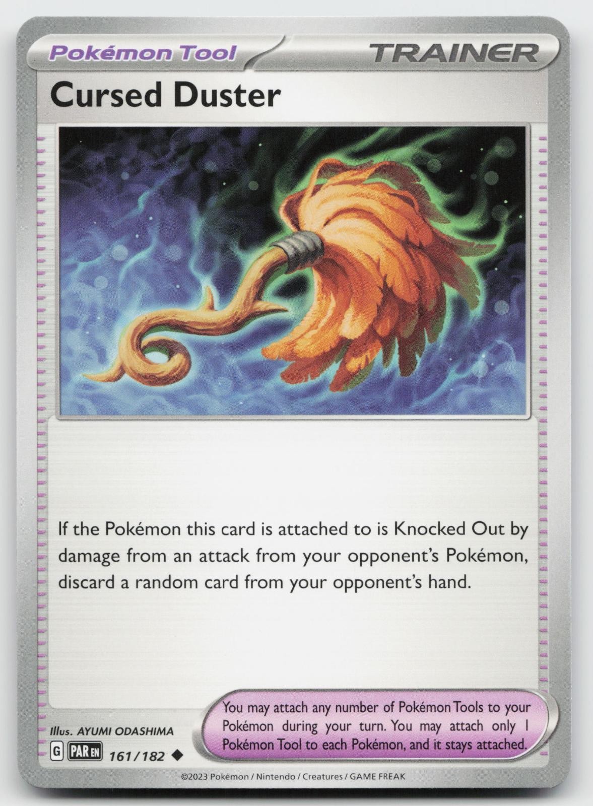Cursed Duster 161/182 Uncommon Paradox Rift Pokemon Near Mint