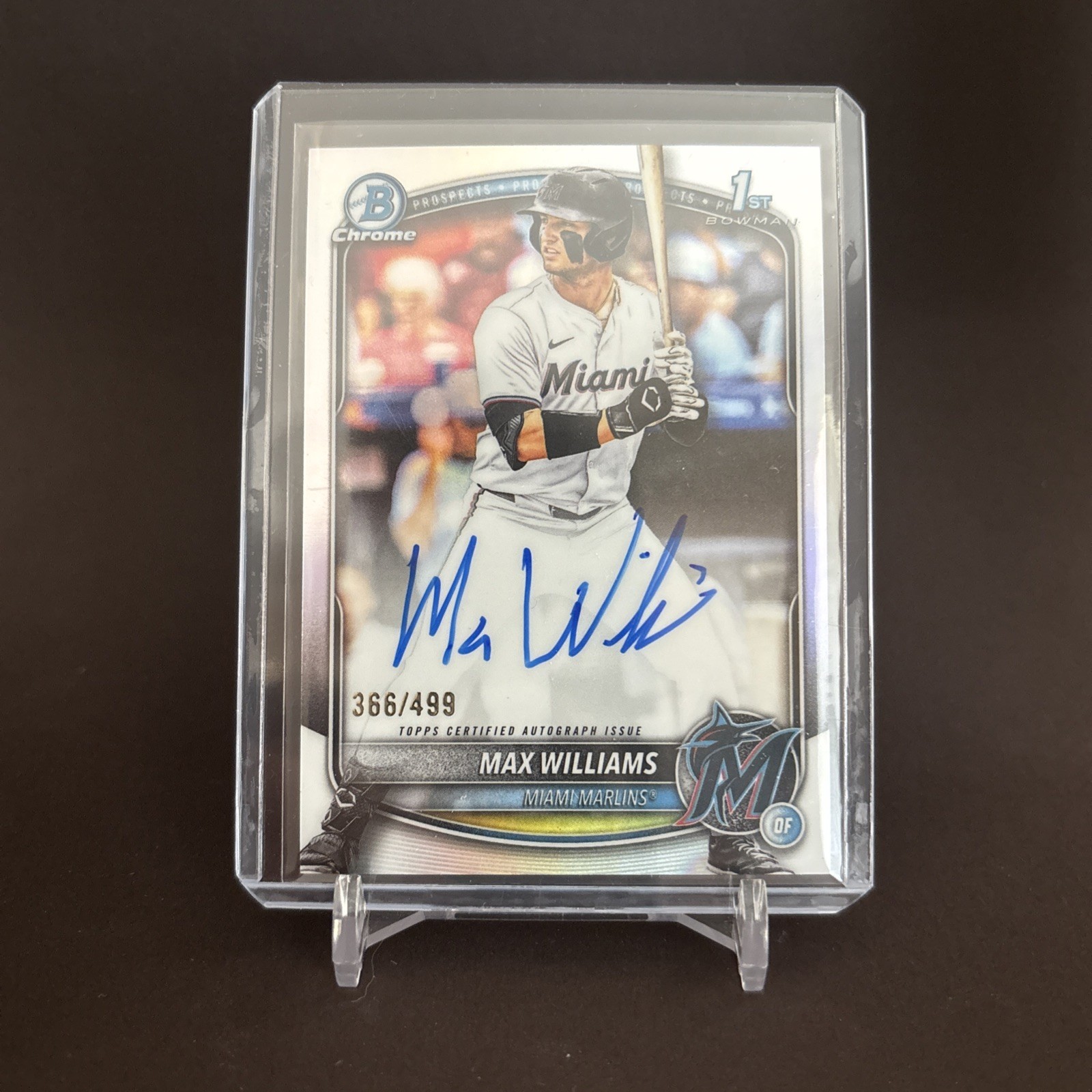 2025 Bowman Draft Chrome Max Williams 1st Bowman Refractor Auto /499 #CPA-MWI