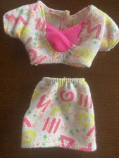 Vintage Barbie Outfit Hawaiian Fun 1990 7252 Skirt Top Clothing Mattel Fashion